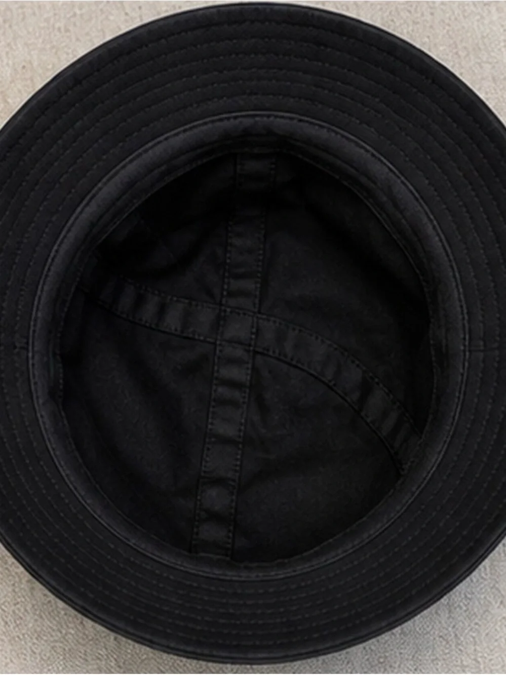 ALO Yoga Black Bucket Hat with White Logo